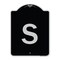 Signmission Sign with Letter S Heavy-Gauge Aluminum Architectural Sign, 24" x 18", BS-1824-22928 A-DES-BS-1824-22928 - alternate 1